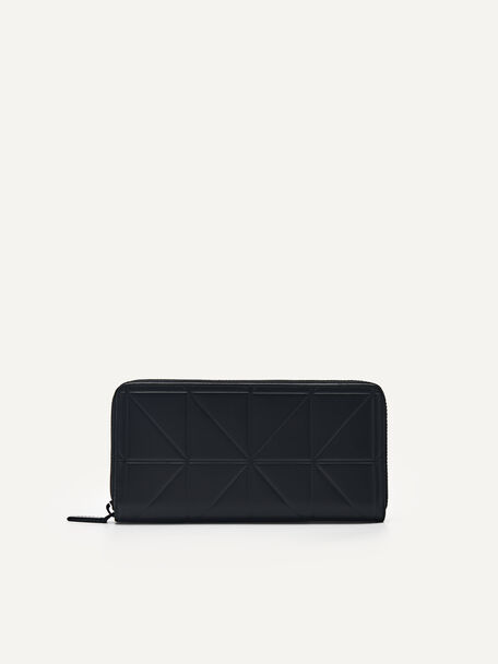 PEDRO Studio Leather Wallet in Pixel, Black