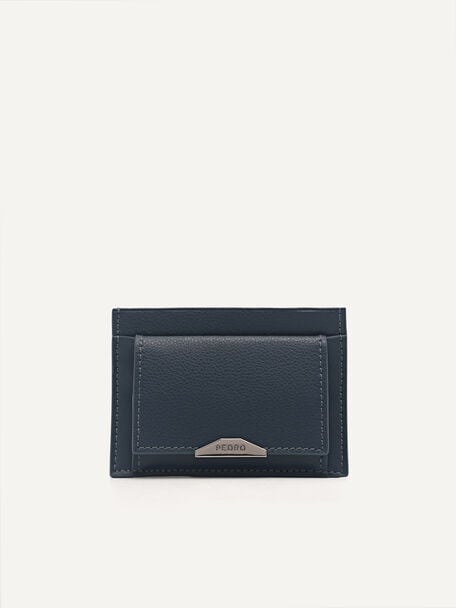 Leather Pouch, Navy