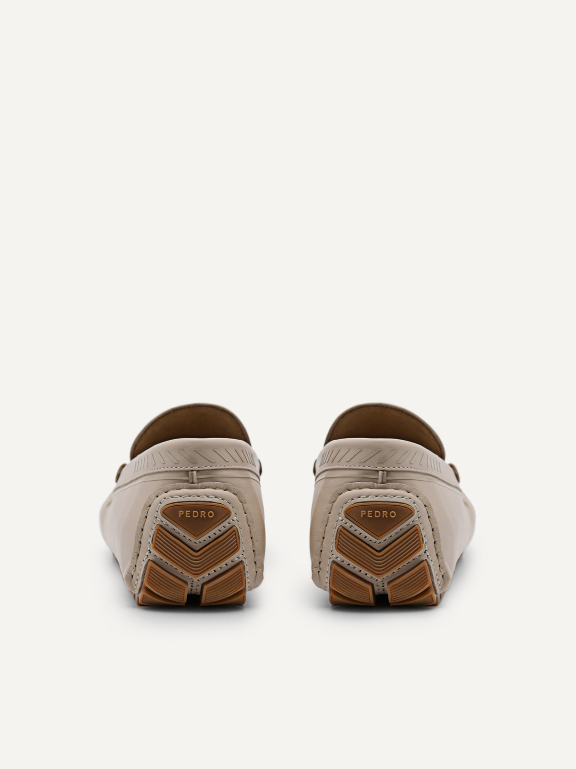 Leather Driving Shoes, Sand