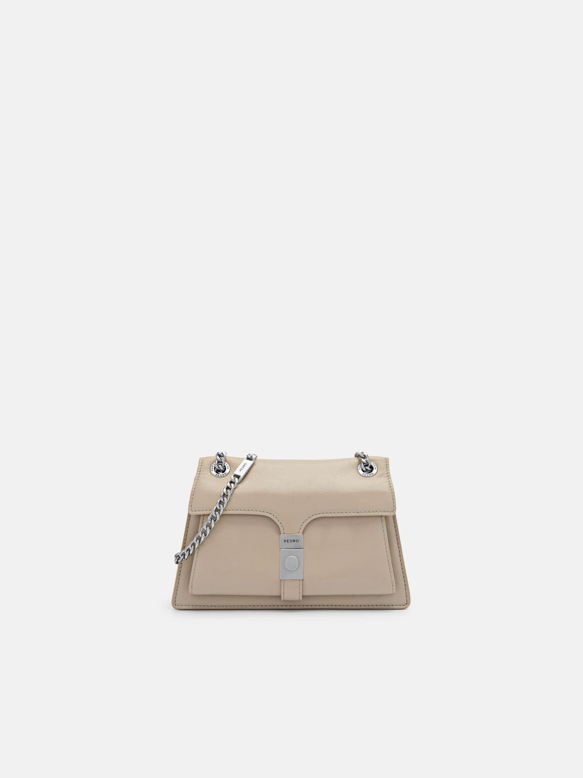 PEDRO Studio Farida Leather Mini Shoulder Bag, Taupe