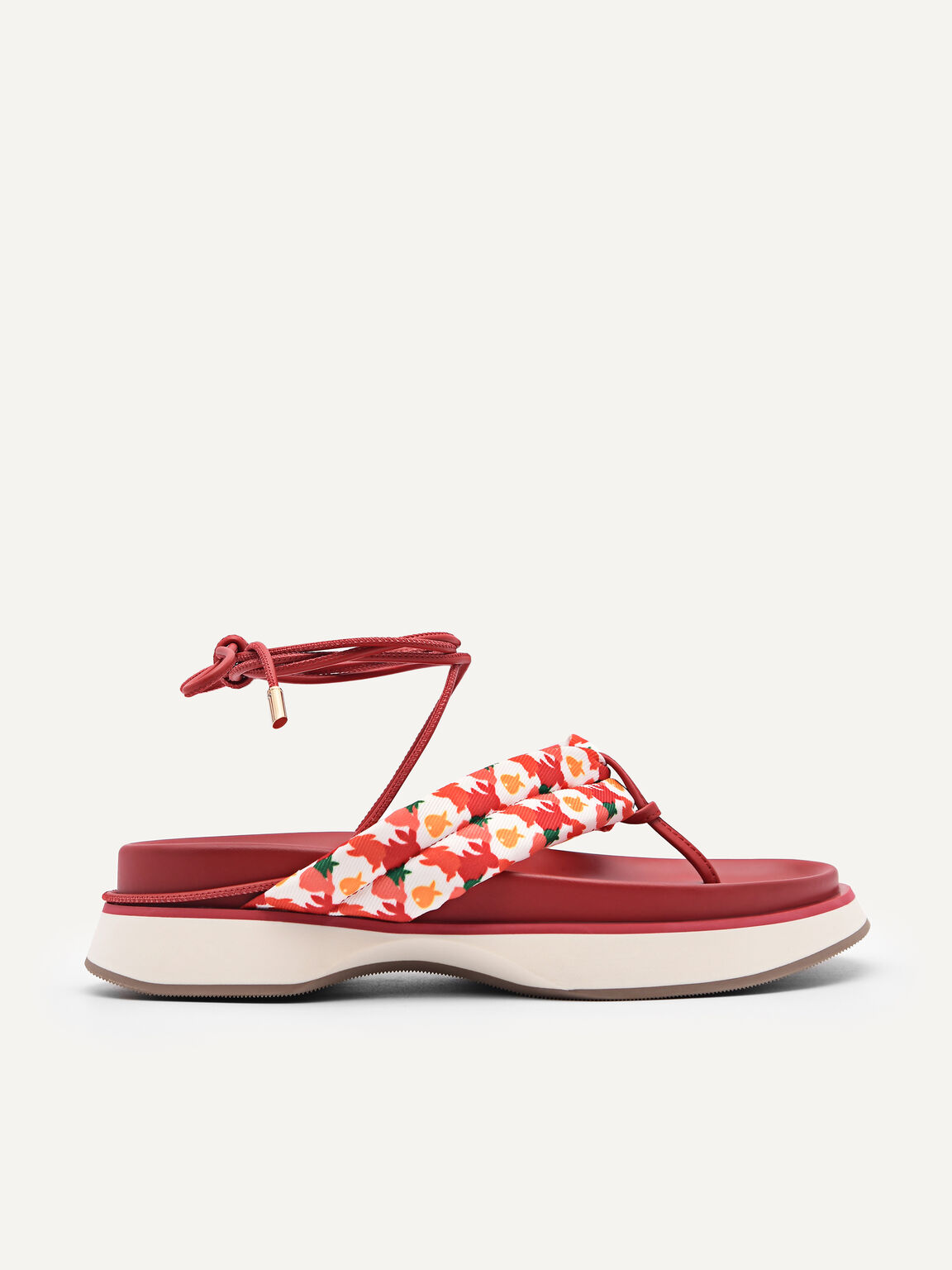 Strappy Thong Sandals, Multi
