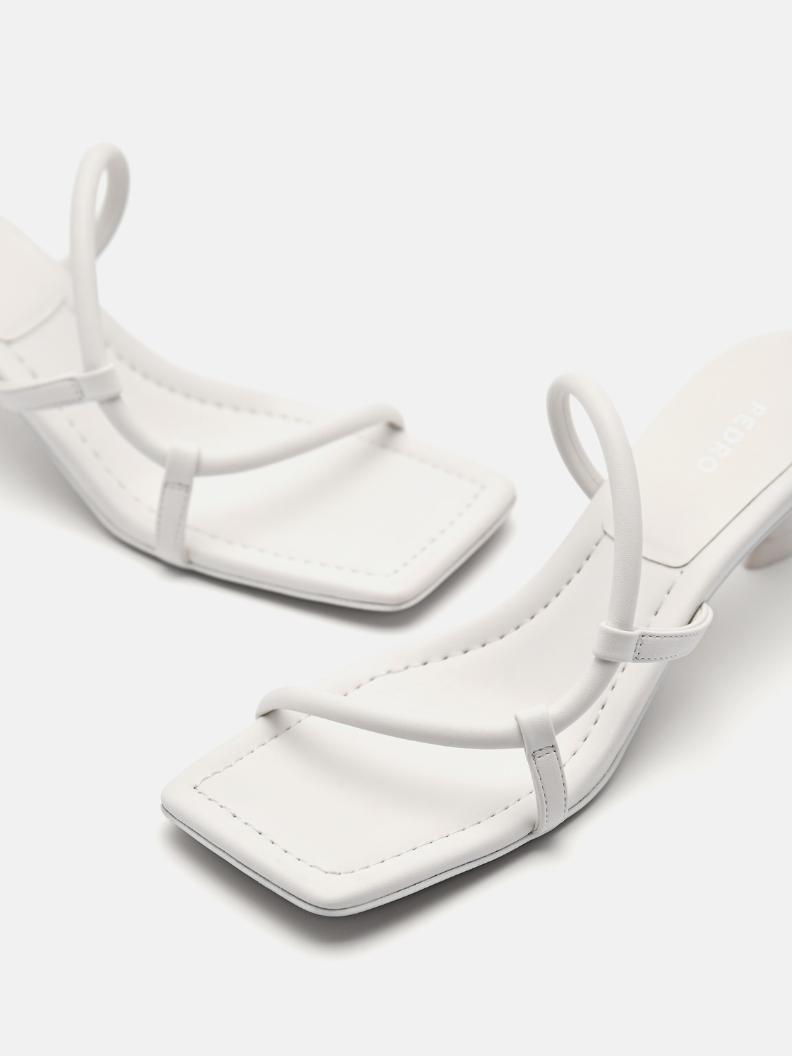 Heel Sandals, White