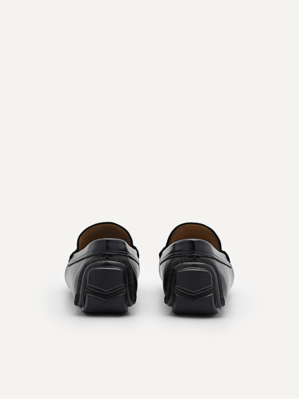 Antonio Leather Driving Shoes, Black