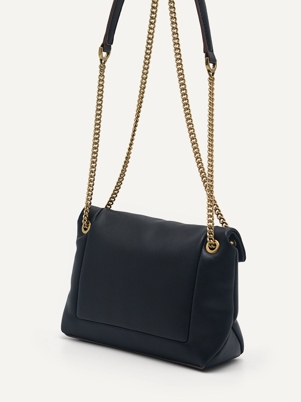 Pinto Mini Shoulder Envelope Bag, Black