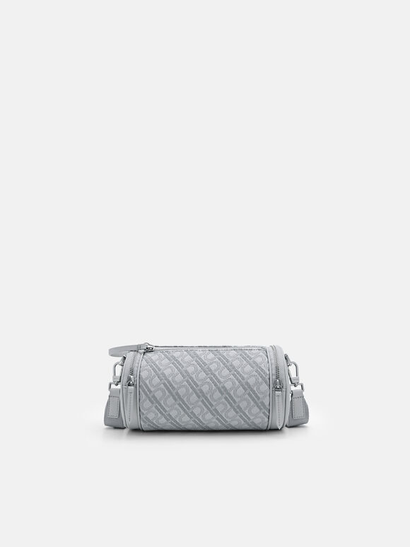 PEDRO Icon Jacquard Sling Bag, Light Grey