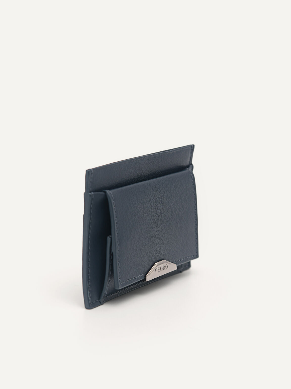 Leather Pouch, Navy
