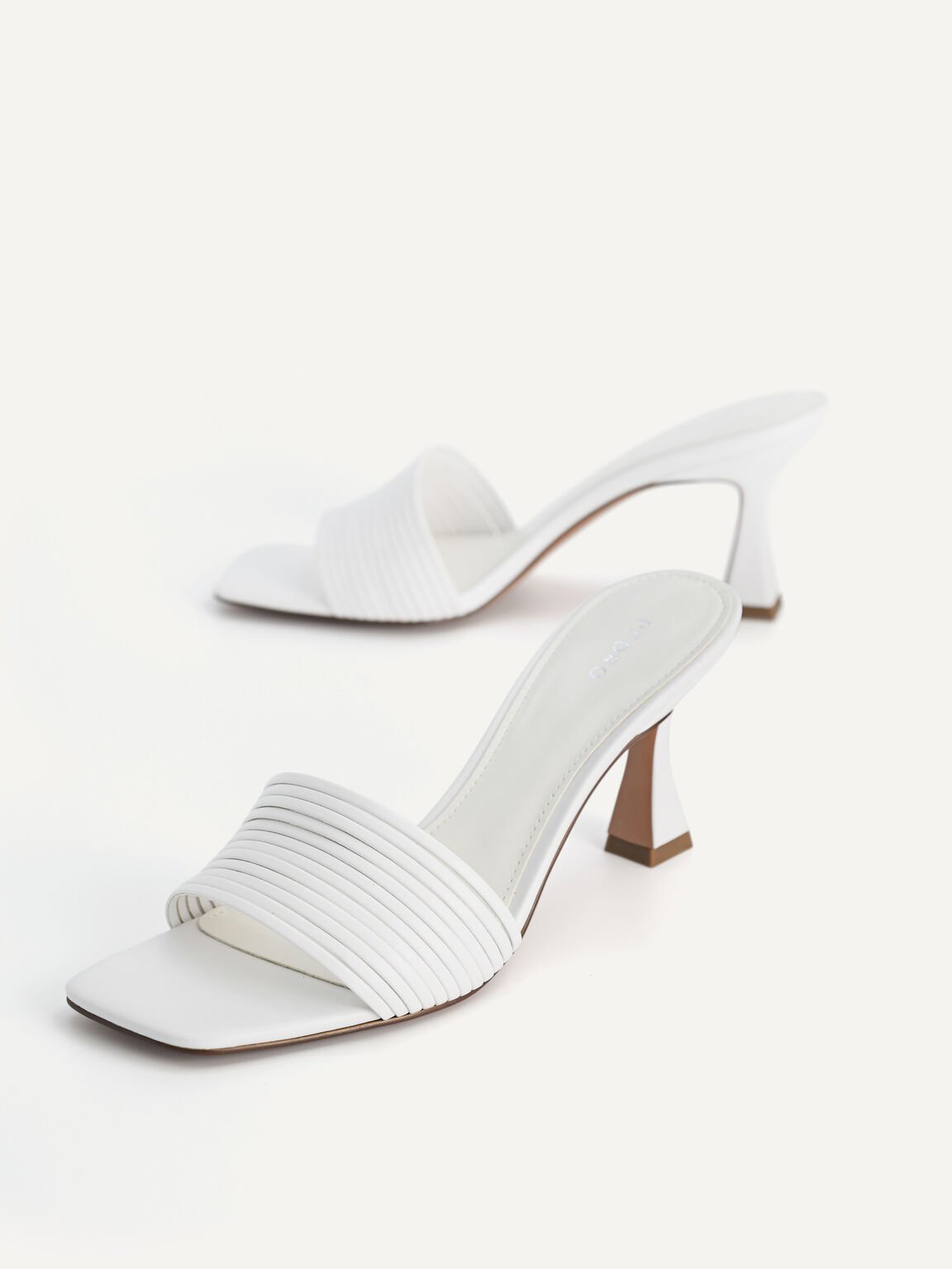 High Heel Sandals, White