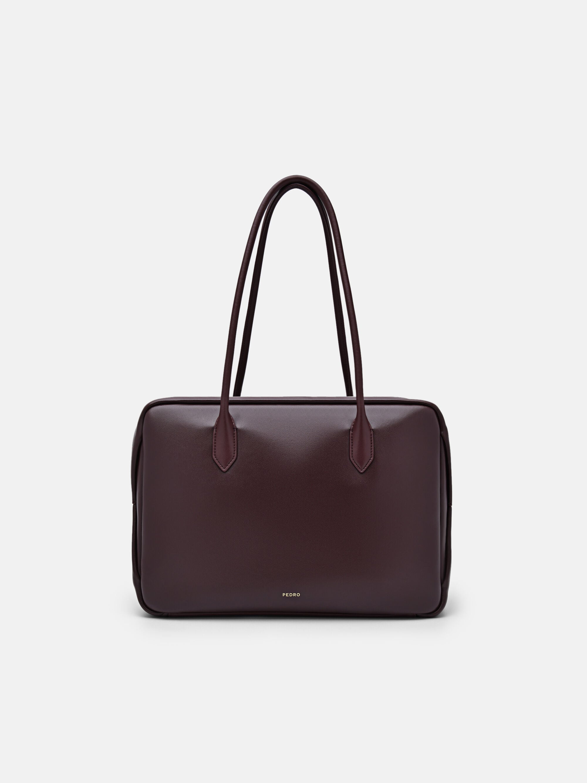 Burgnundy Caddie Leather Bowling Bag - PEDRO US