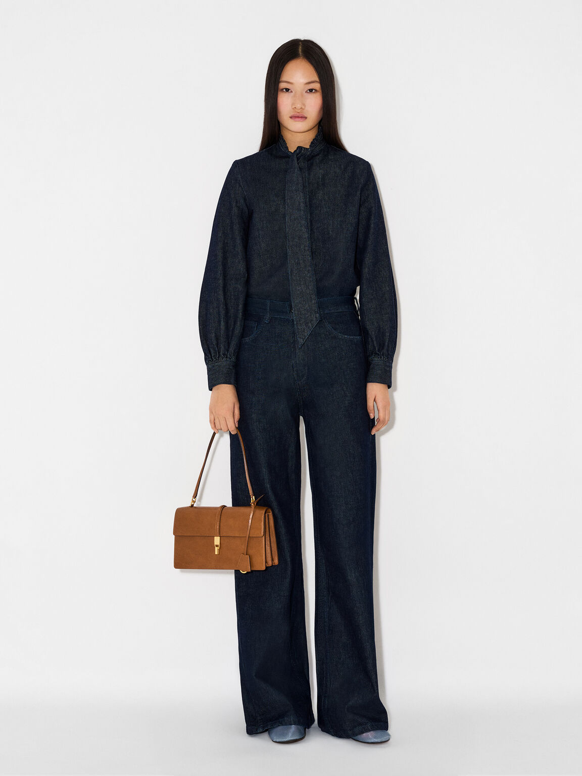 Hitch Flap Shoulder Bag, Cognac