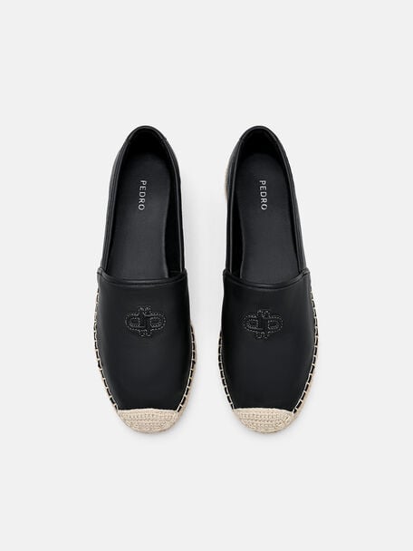 Leather Loafers, Black