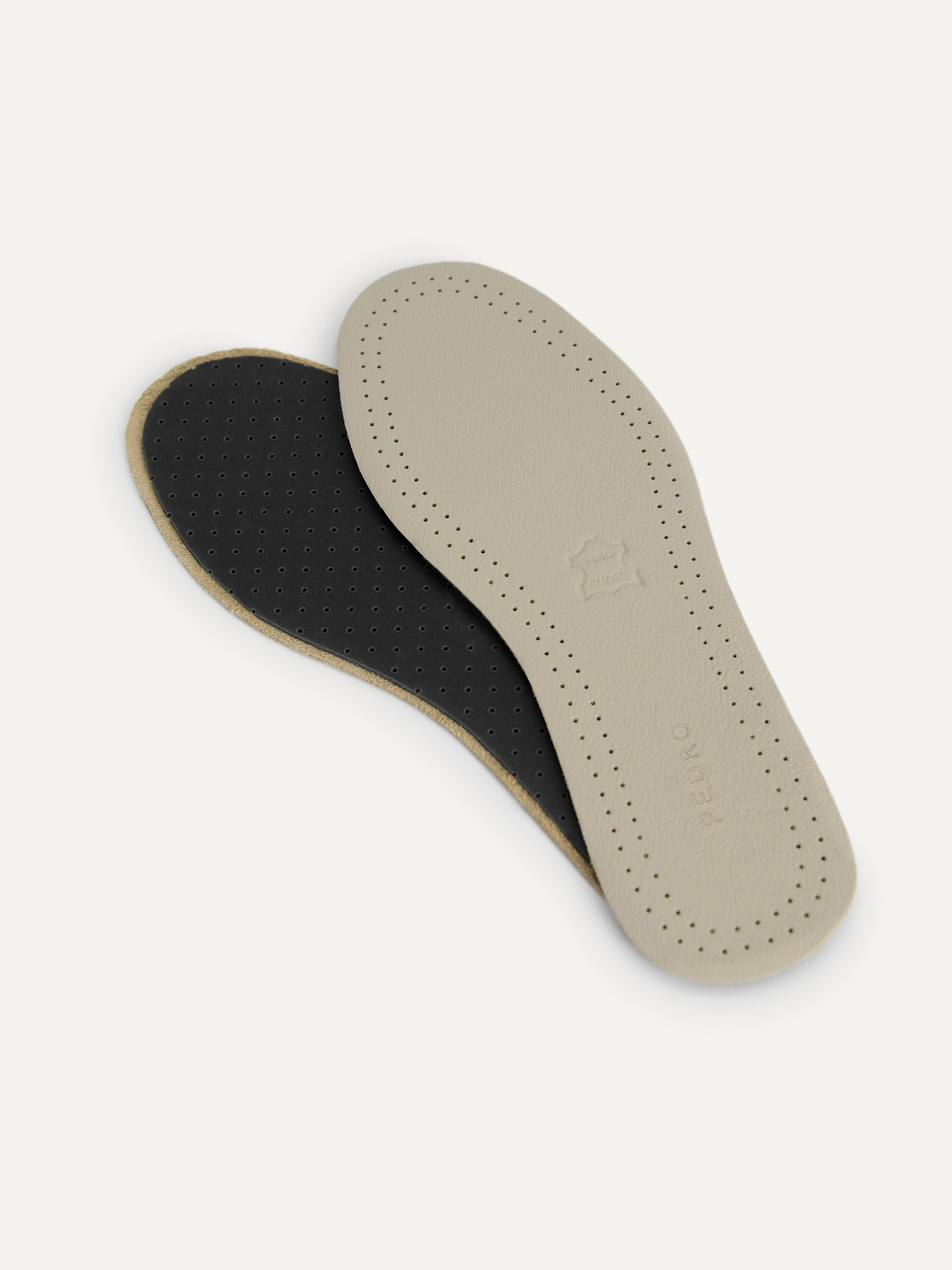 Genuine Leather Insole, Beige