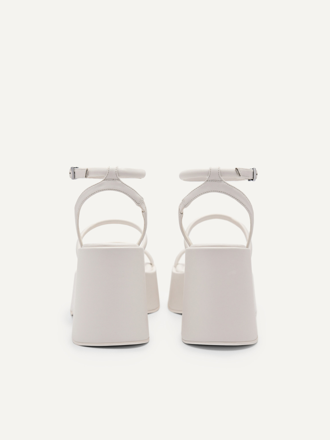 Aryna Platform Sandals, White