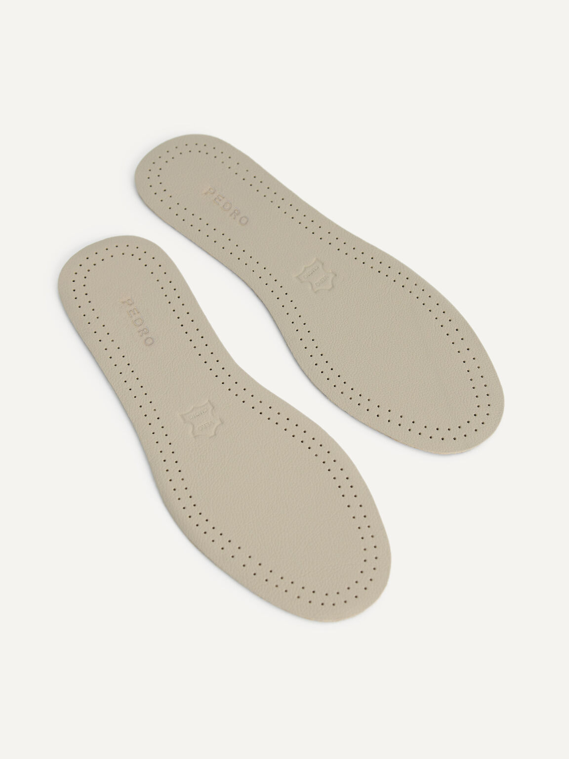Genuine Leather Insole (L), Beige, hi-res