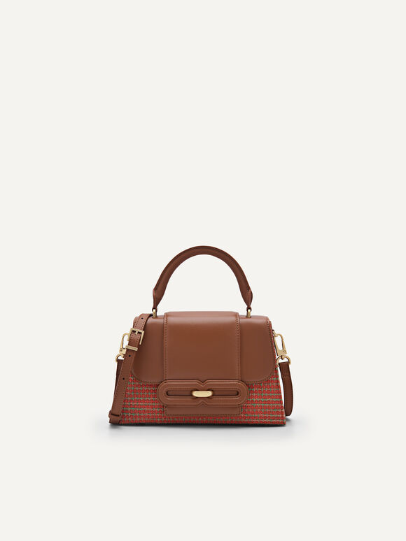 PEDRO Studio Kate Leather & Fabric Handbag, Multi
