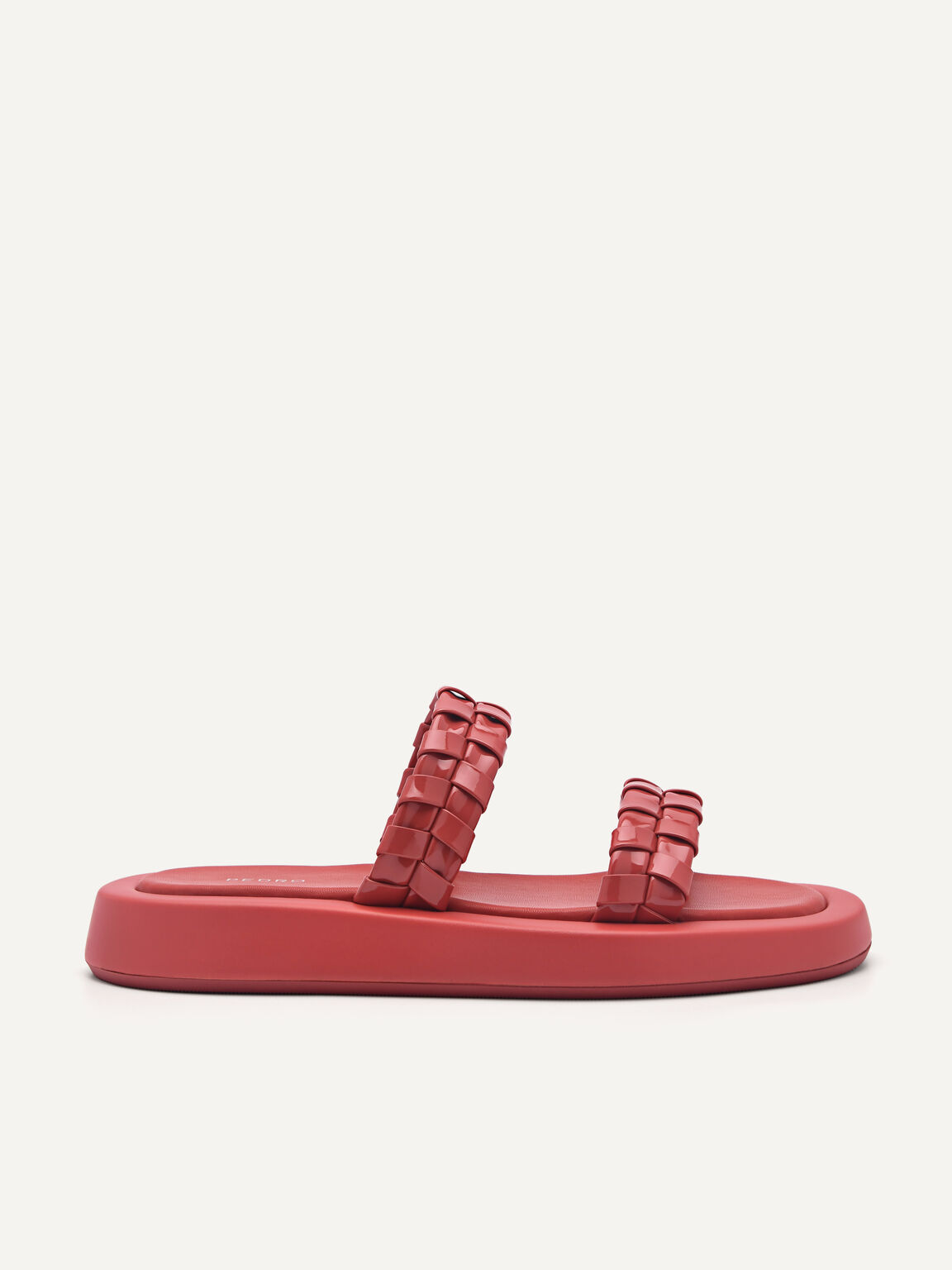 Palma Woven Sandals, Red