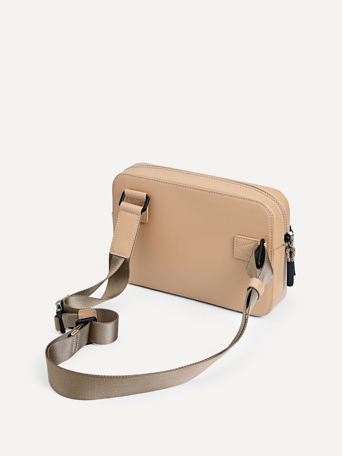 Casual Sling Bag, Taupe