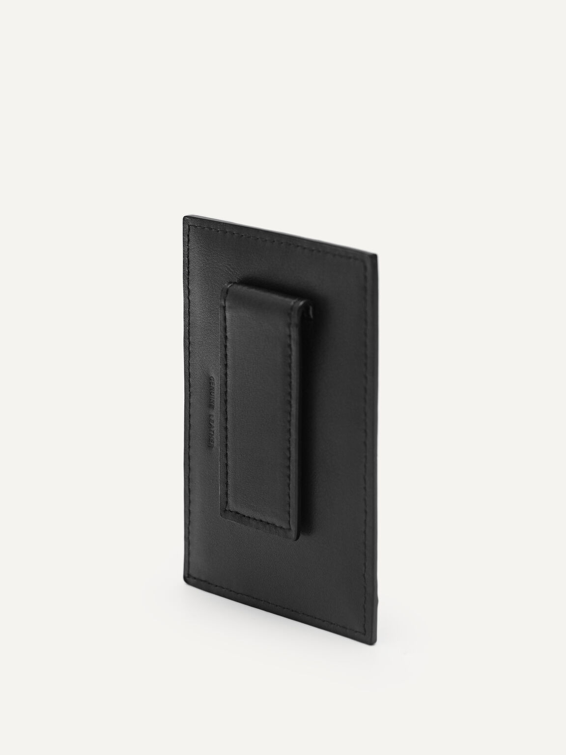 Leather Card Holder, Black