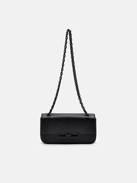 PEDRO Studio Kate Leather Shoulder Bag, Black