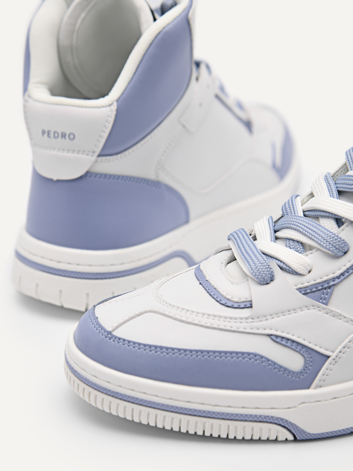 女士PEDRO標誌EOS高幫運動鞋, 蓝色