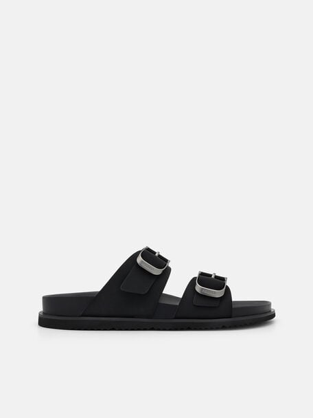Men's Helix Slide Sandals, Black