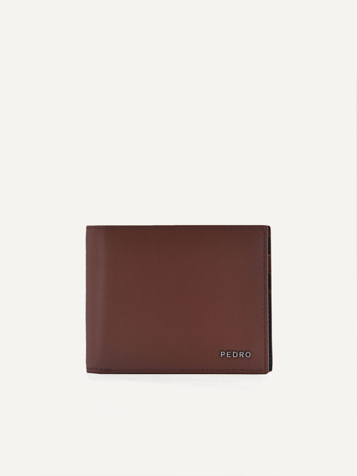 Leather Bi-Fold Wallet, Brown