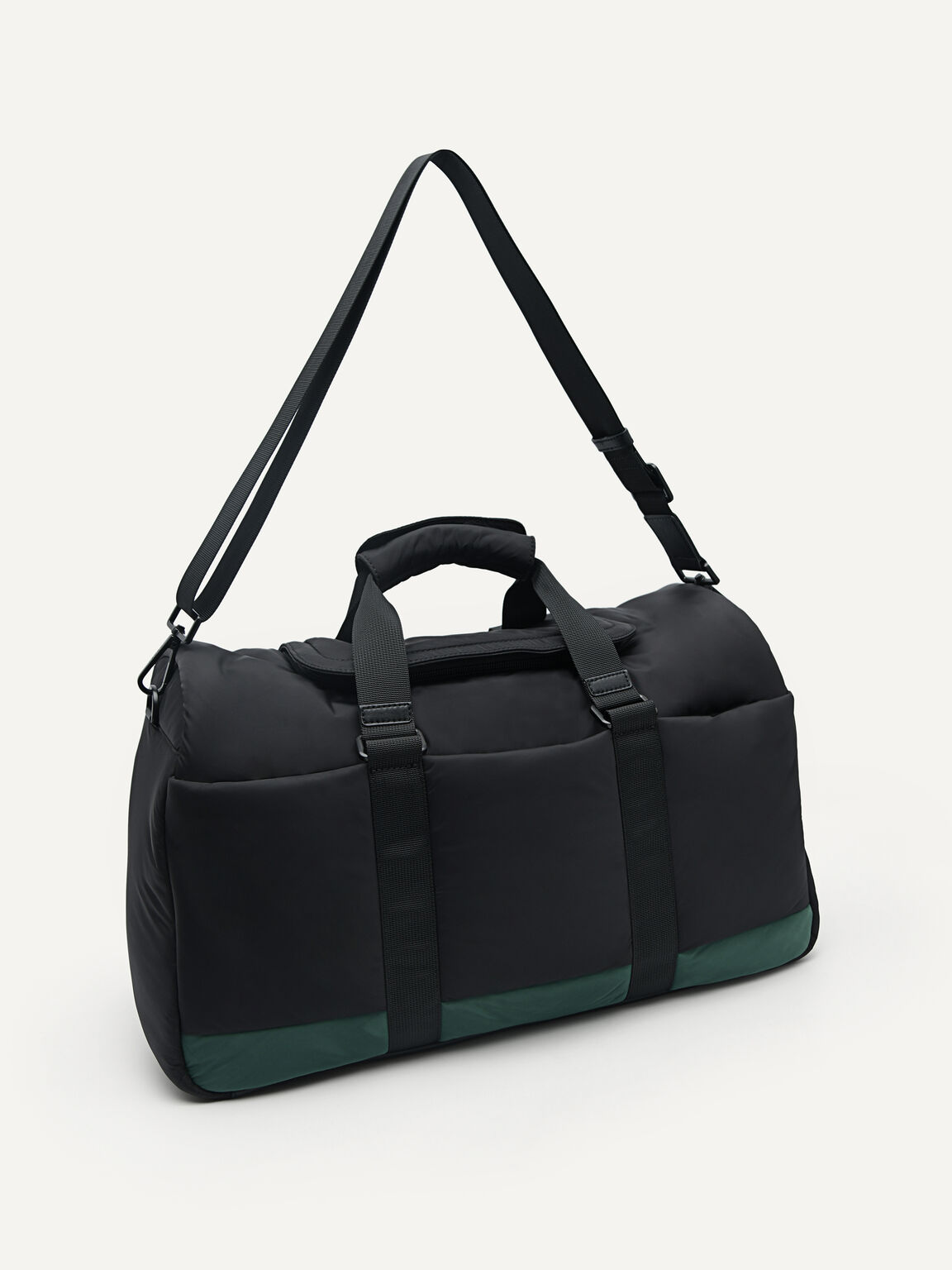 Plush Duffel Bag, Black