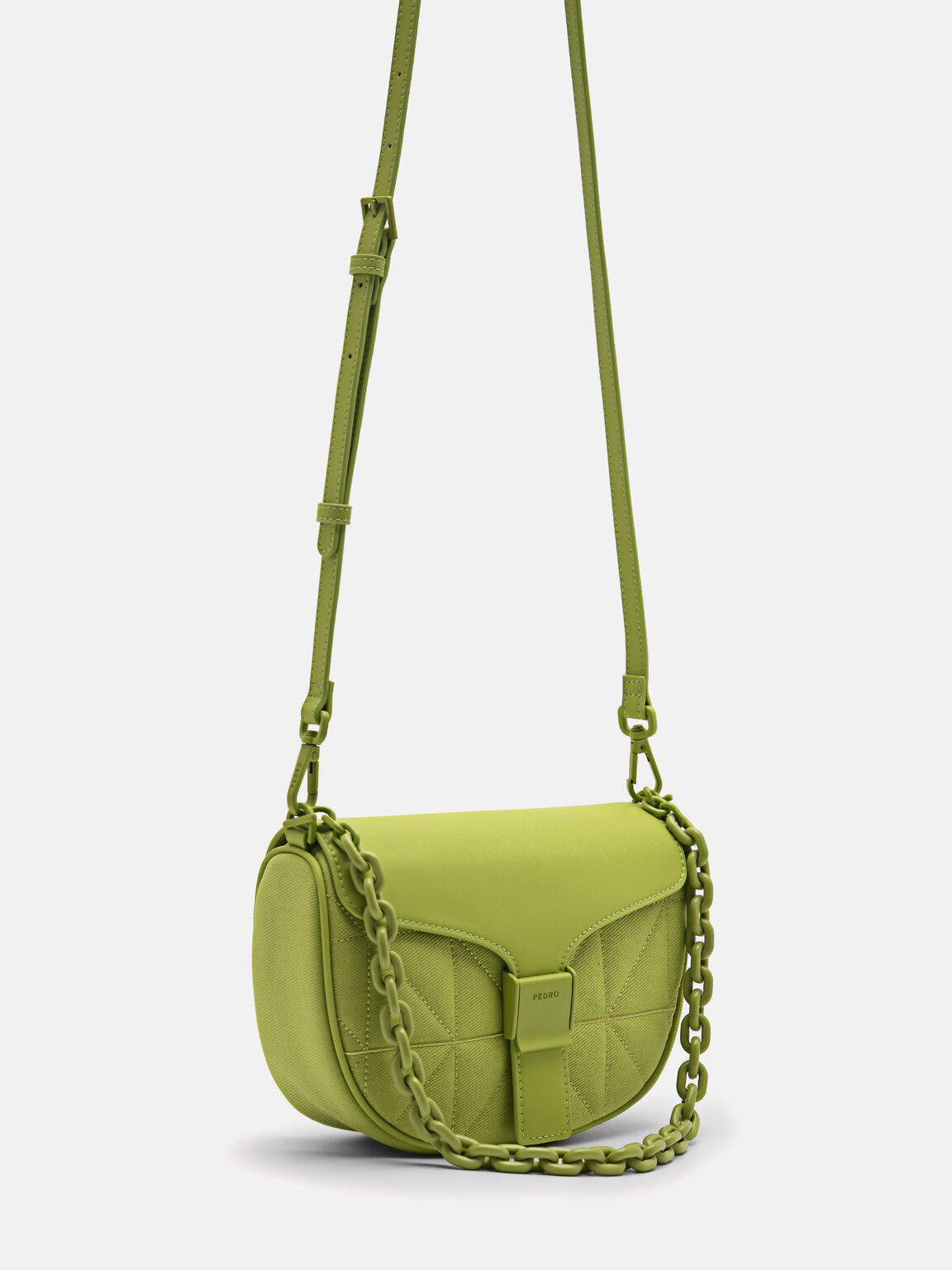 rePEDRO Twill Handbag, Green