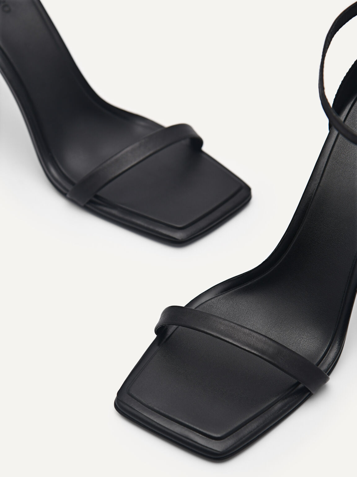 PEDRO Studio Donna Leather Heels, Black
