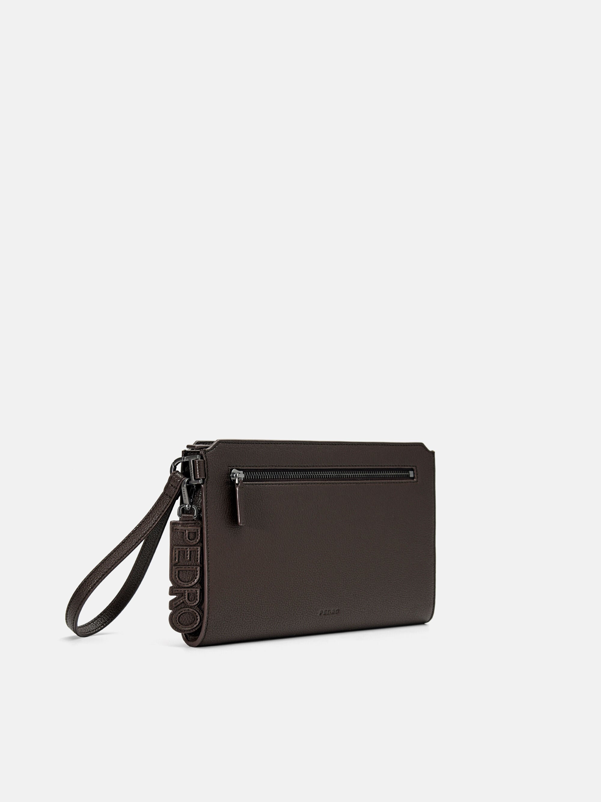 Dark Brown Clutch Bag - PEDRO US