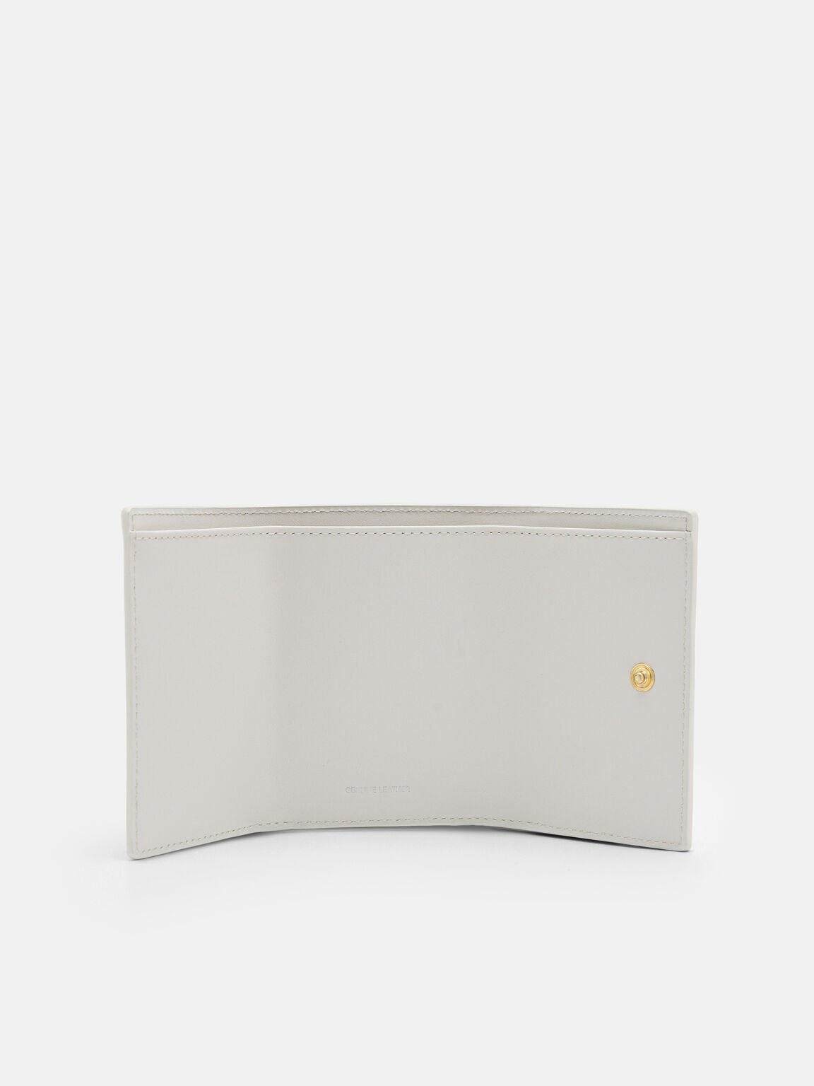 PEDRO Studio Leather Tri-Fold Wallet, Chalk