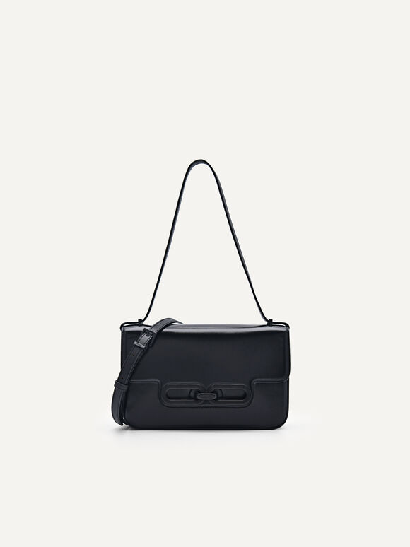 PEDRO Studio Kate Leather Envelope Bag, Black