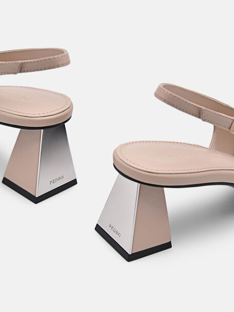 PEDRO Studio Aly Leather Pumps, Nude