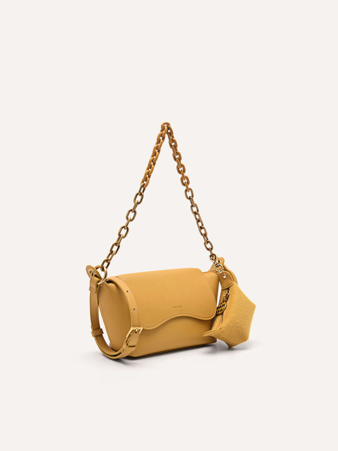 Sally Mini Shoulder Bag, Mustard