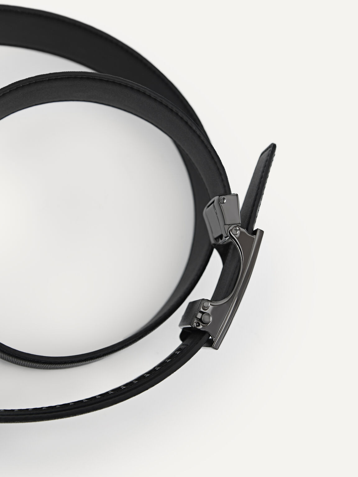 Black Automatic Leather Belt - PEDRO EU