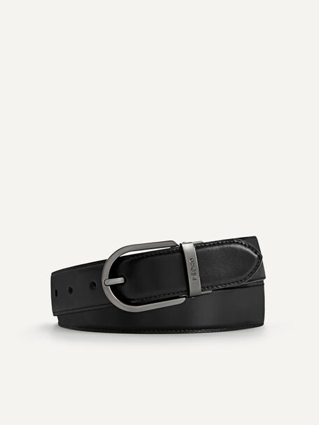Leather Belt, Black