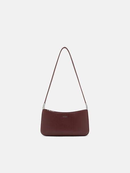 Jatte Leather Pouch, Burgundy