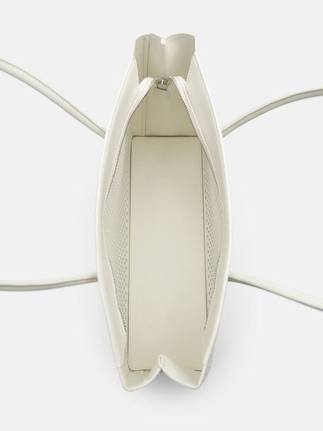 Kerri Tote Bag, Cream