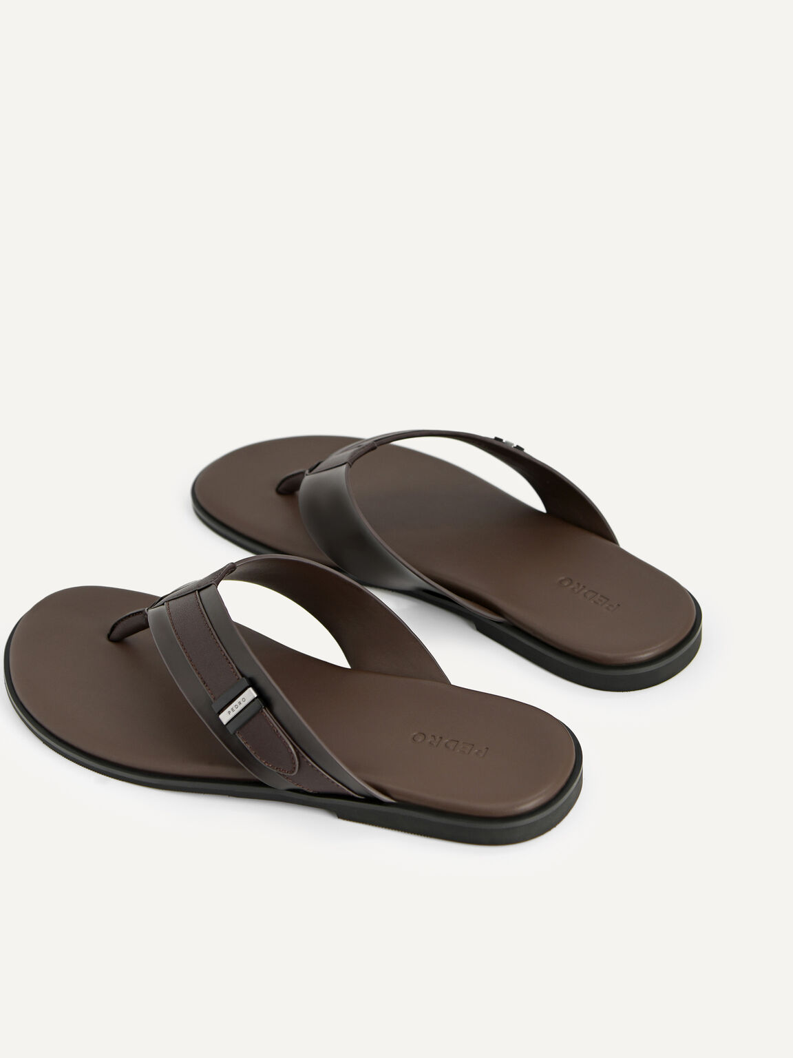 Thong Sandals, Dark Brown