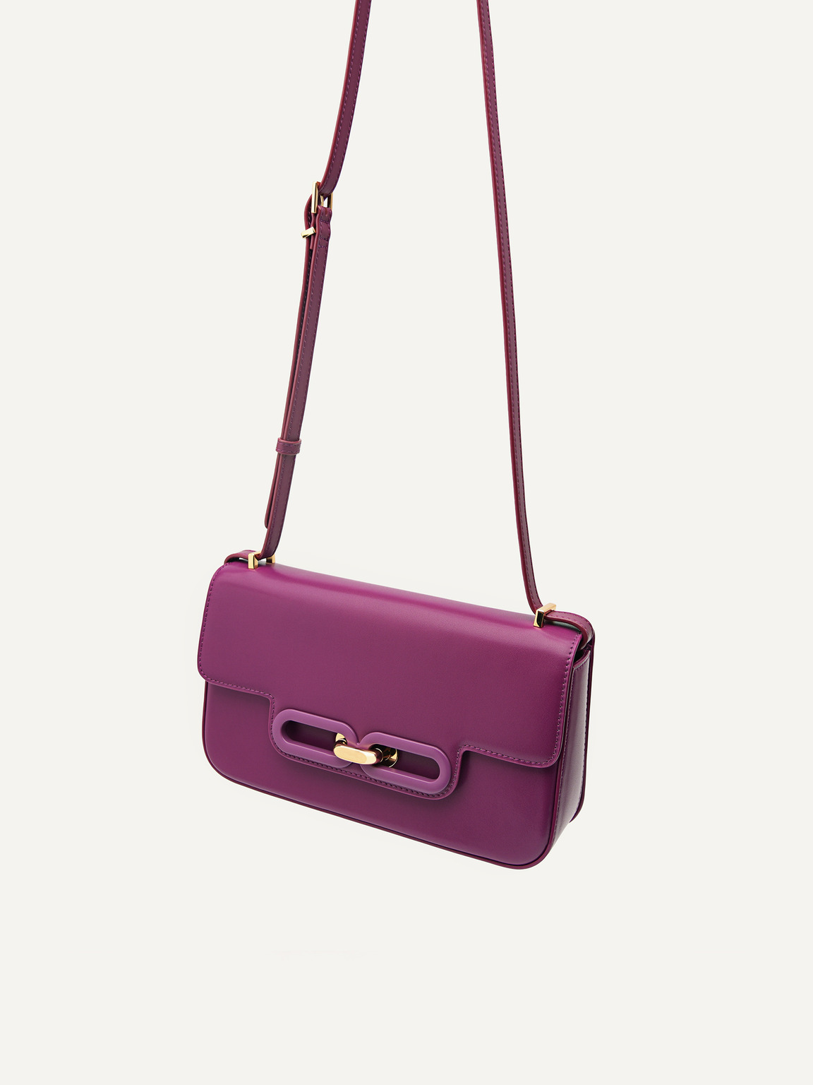 PEDRO Studio Kate Leather Envelope Bag, Purple