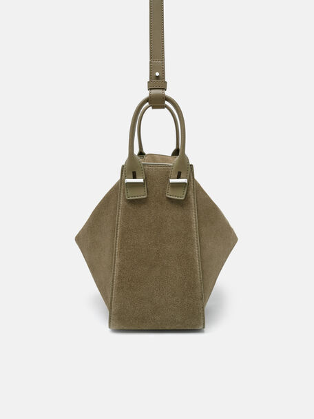 Suede Demi Maxi, Olive Suede