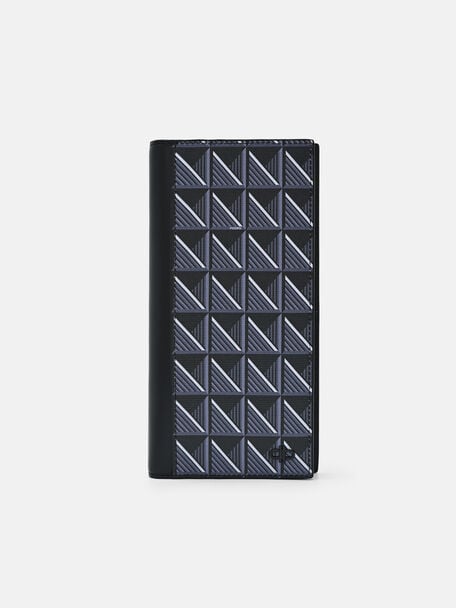 Axxis Canvas Long Wallet, Blue Canvas