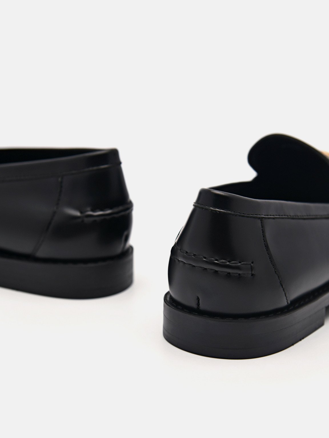 PEDRO工作室Jeanne皮革樂福鞋, 黑色
