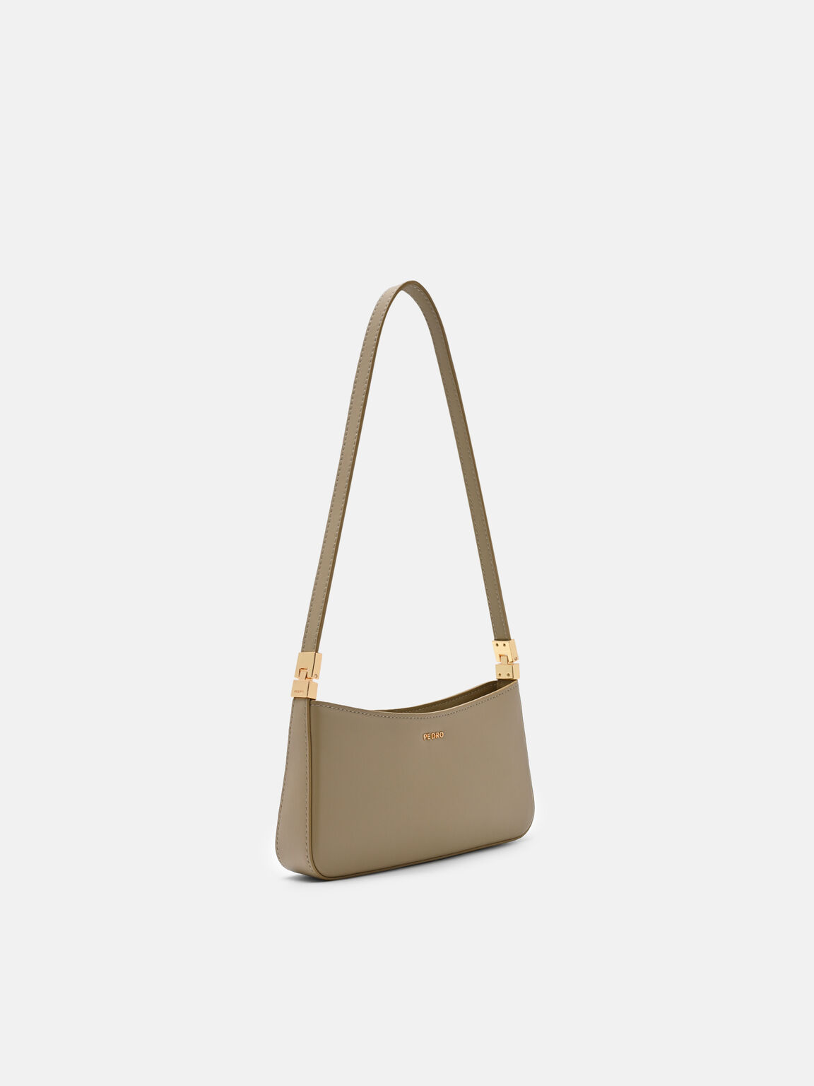 Jatte Leather Pouch, Olive