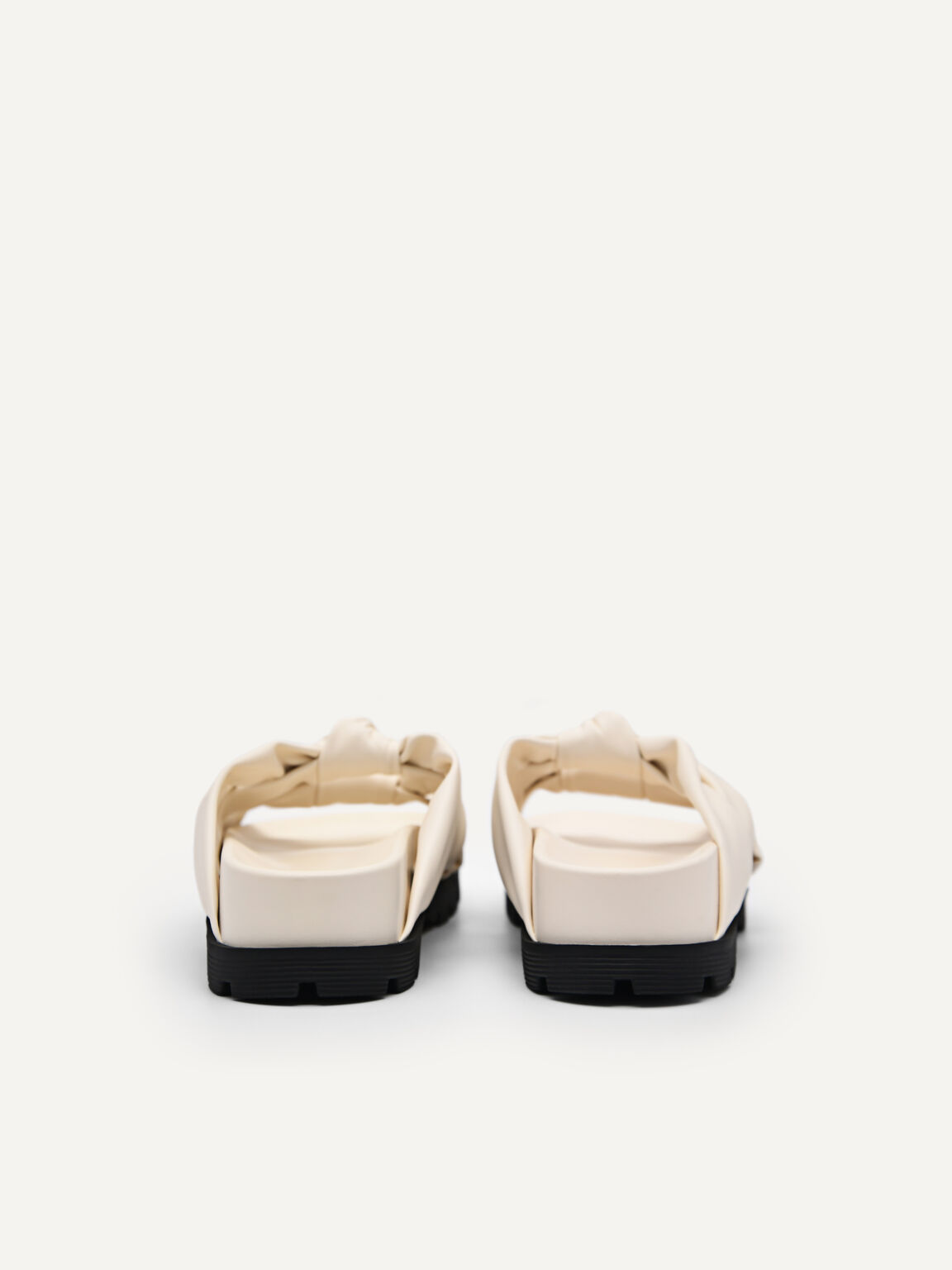 Celeste Knot Sandals, Chalk