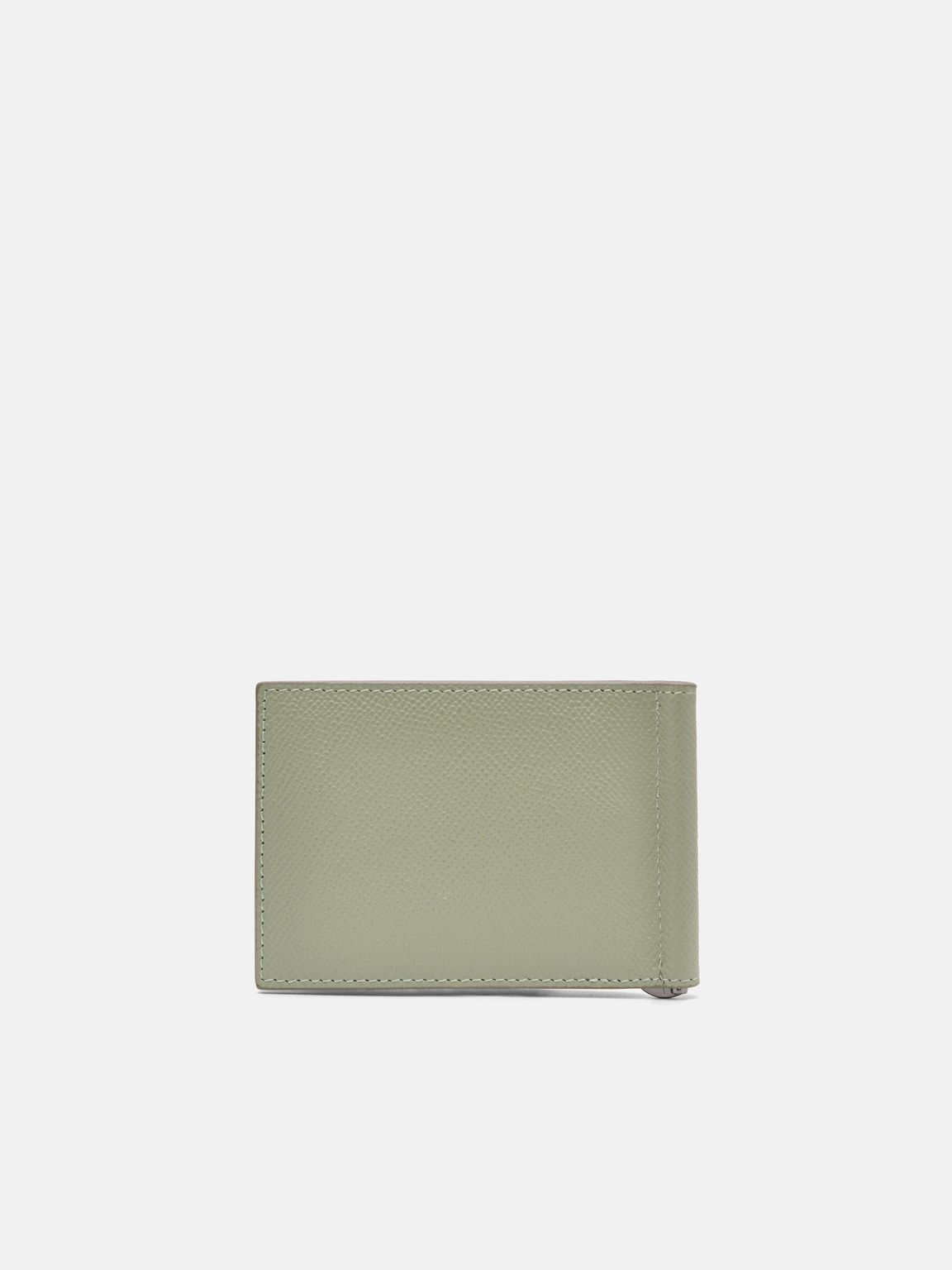 Oliver Leather Bi-Fold Card Holder with Money Clip, Olive