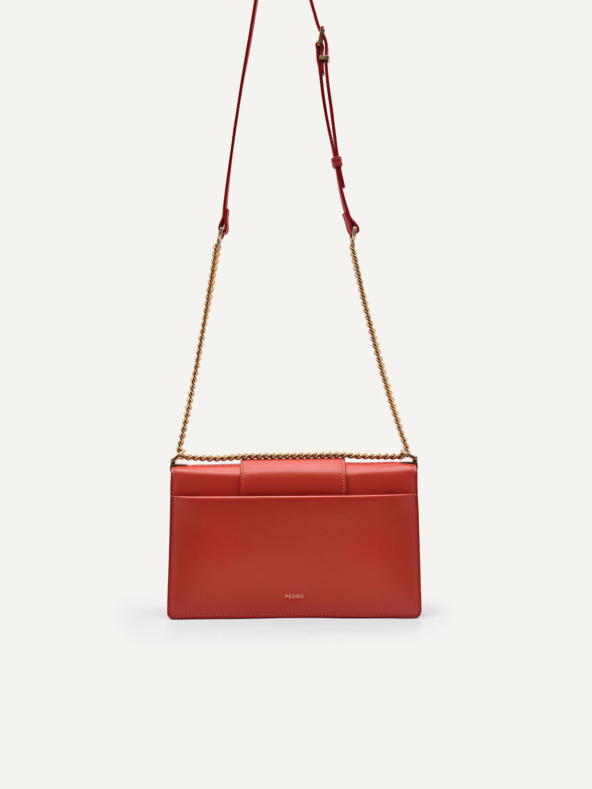 PEDRO Studio Kate Leather Shoulder Bag, Red