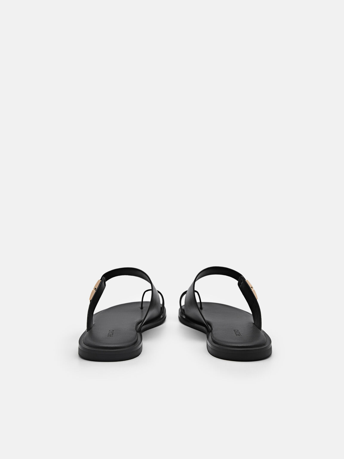 Jatte Leather Sandals, Black