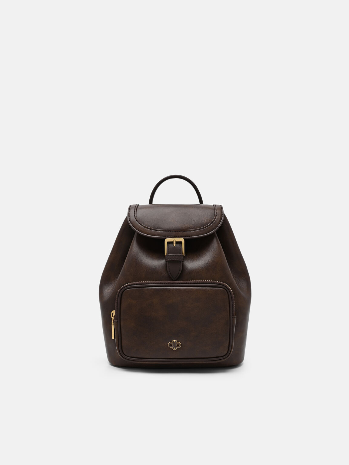 Ilena Backpack, Dark Brown