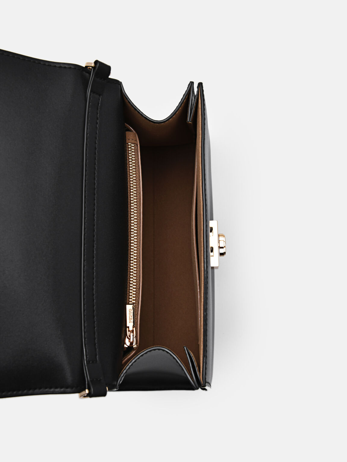 Leather Handbag, Black