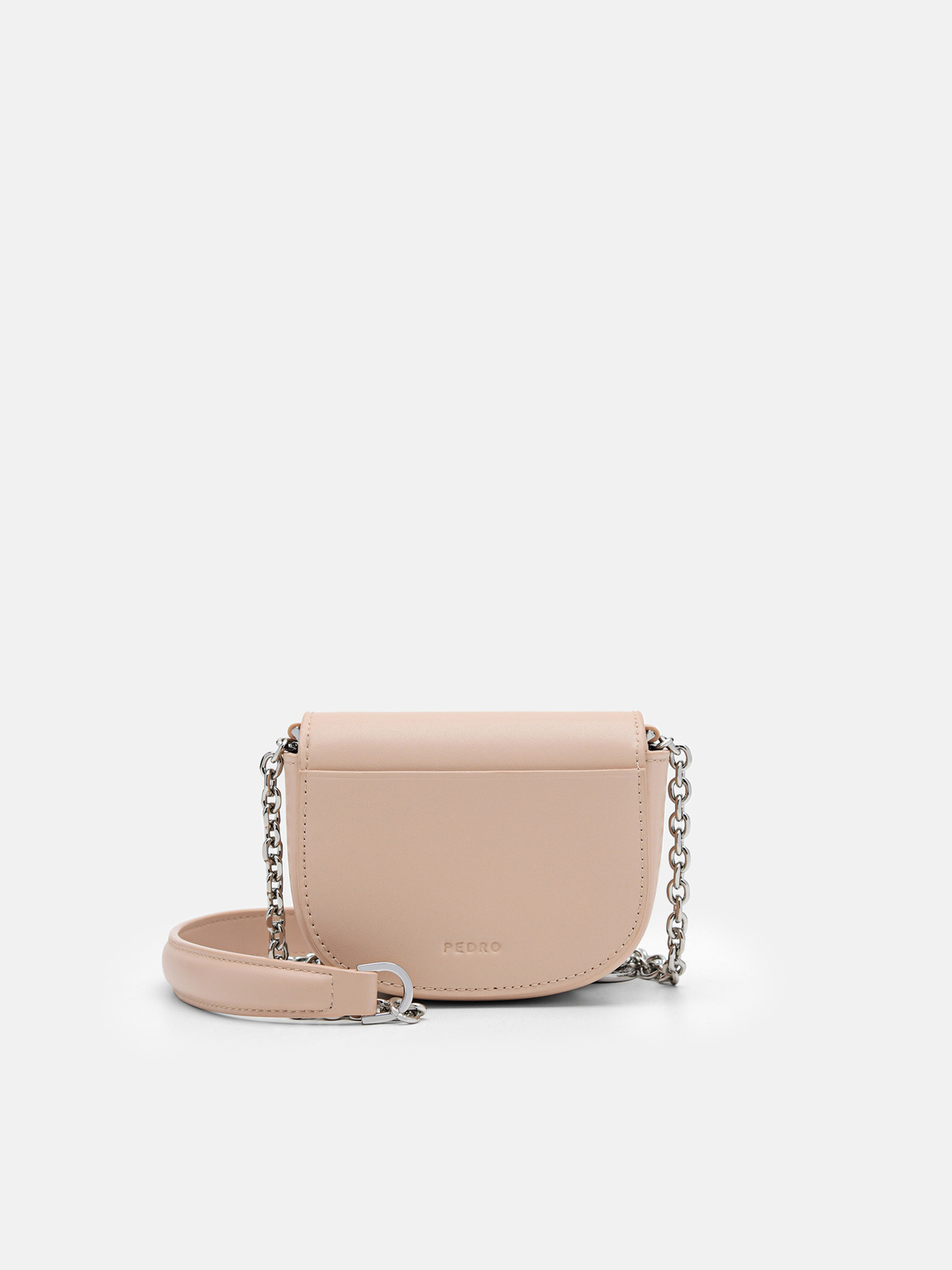 PEDRO Icon Leather Micro Sling Pouch, Nude